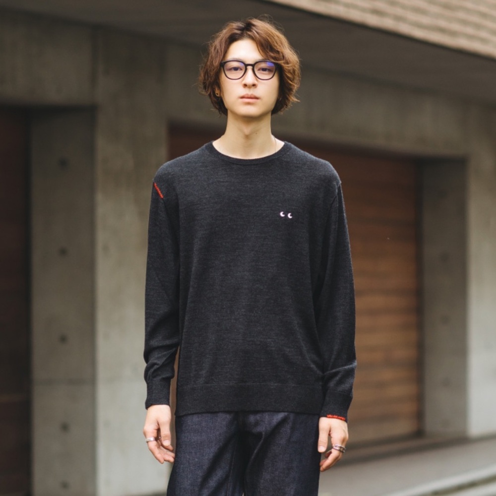 🆕 ANYA HINDMARCH x UNIQLO Merino Crew Neck Unisex Sweater XL